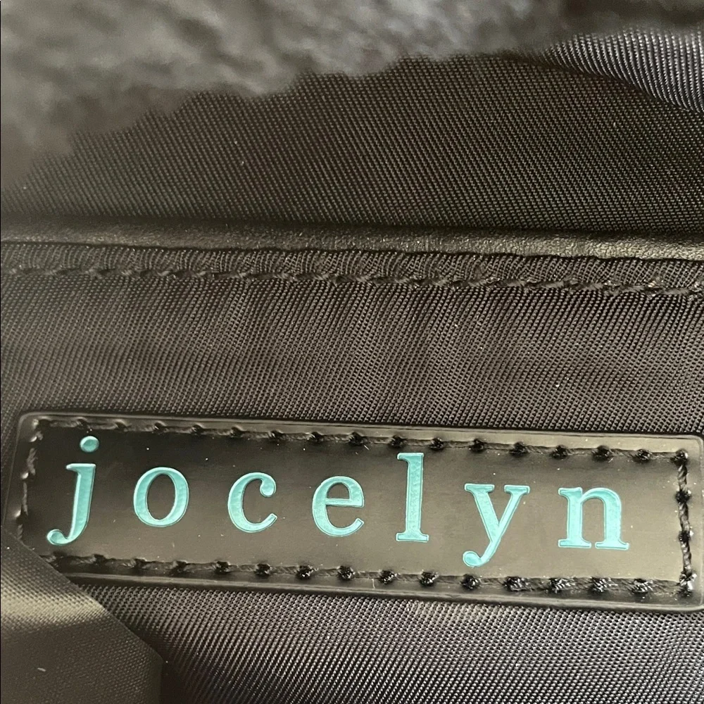 Black Real Rabbit Fur and Leather Belt Bag Crossbody JOCELYN